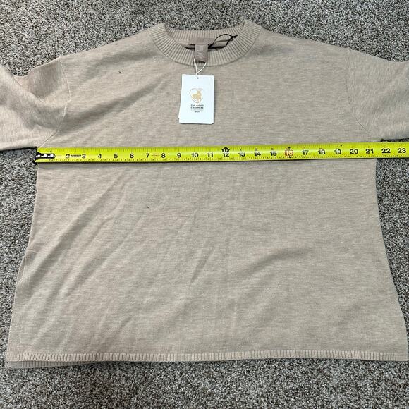 H&M Women's Cashmere-Blend Sweater Size M In Light Beige Melange - Picture 9 of 12